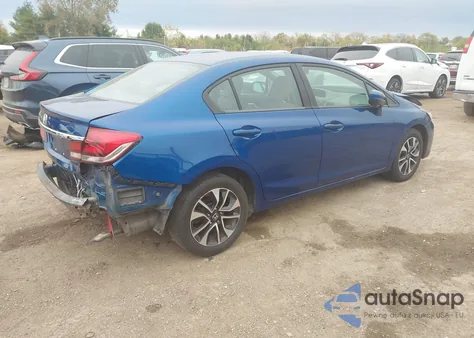 2015 Honda Civic Ex from USA, damaged, VIN 19XFB2F84FE026257